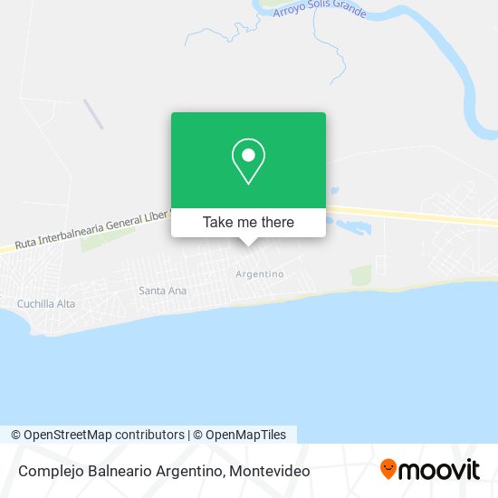 Complejo Balneario Argentino map