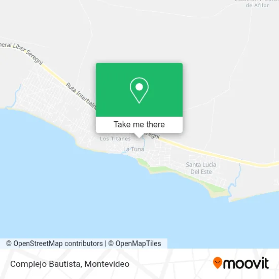 Complejo Bautista map
