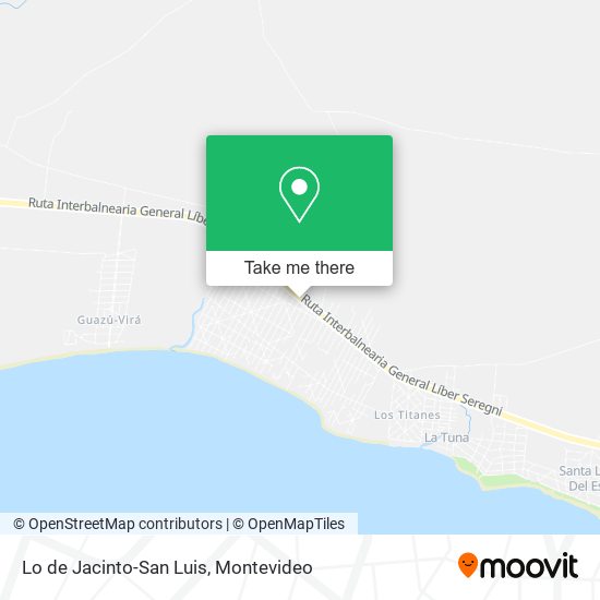 Lo de Jacinto-San Luis map