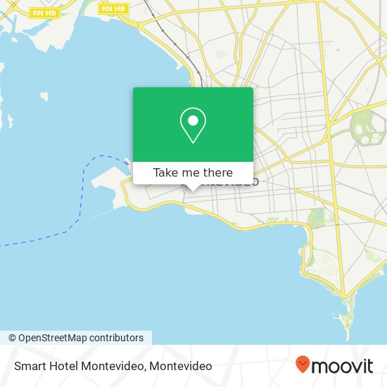 Smart Hotel Montevideo map