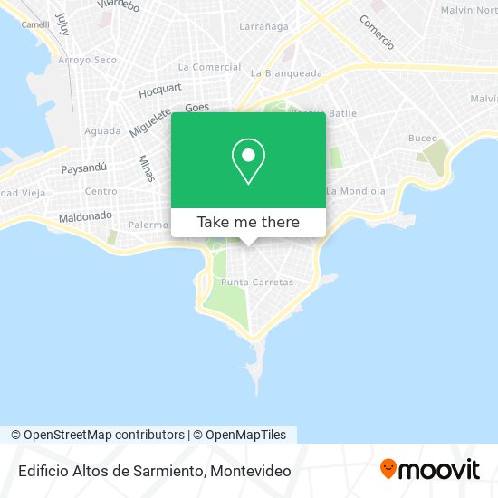 Edificio Altos de Sarmiento map