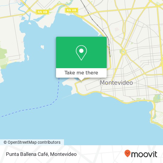 Punta Ballena Café map