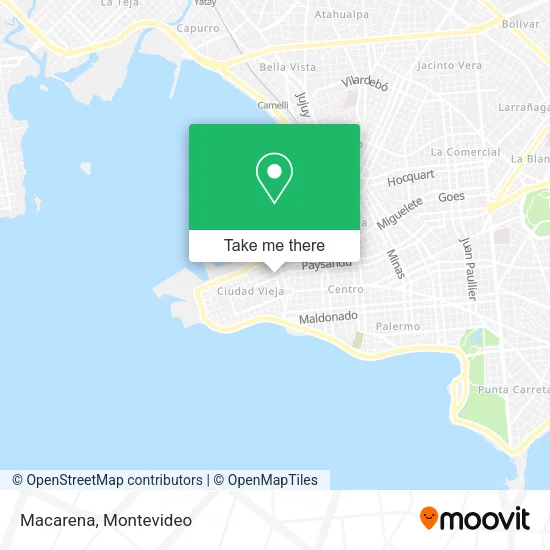 Mapa de Macarena