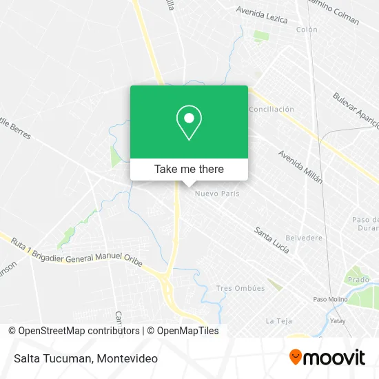 Salta Tucuman map
