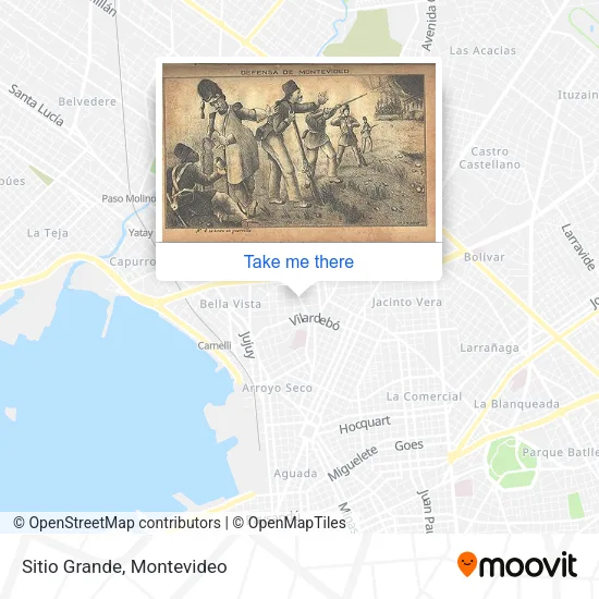 Mapa de Sitio Grande
