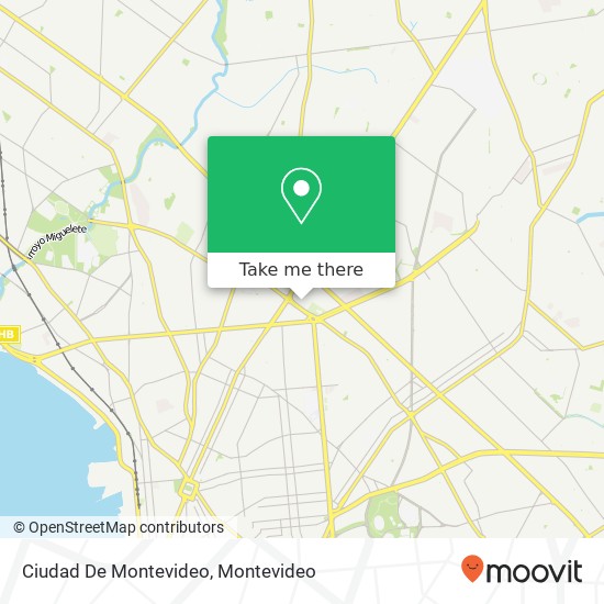 Ciudad De Montevideo map