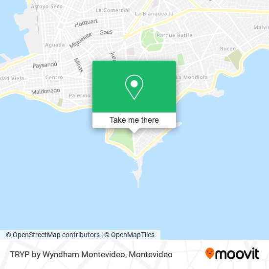 TRYP by Wyndham Montevideo map