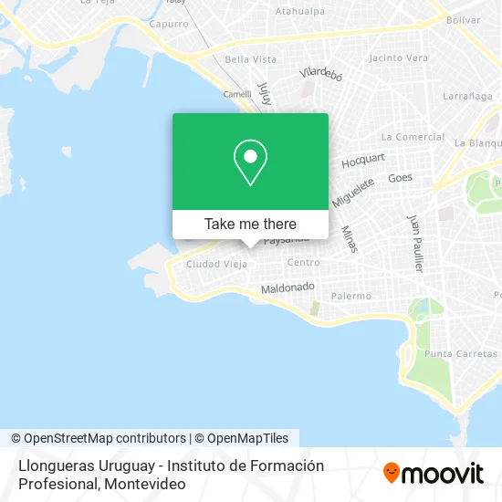 Mapa de Llongueras Uruguay - Instituto de Formación Profesional