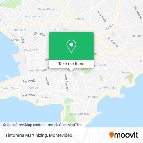 Tintorería Martinizing map