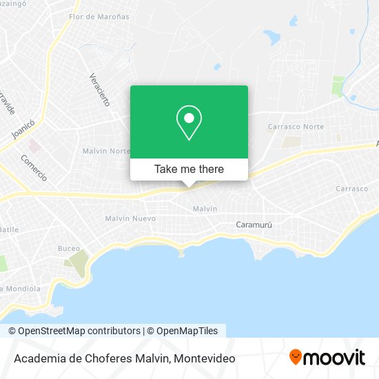 Academia de Choferes Malvin map