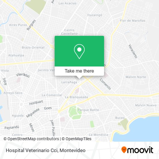 Hospital Veterinario Cci map