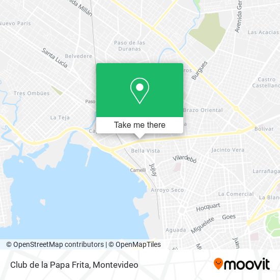 Mapa de Club de la Papa Frita