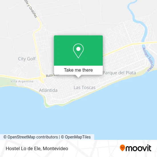 Hostel Lo de Ele map