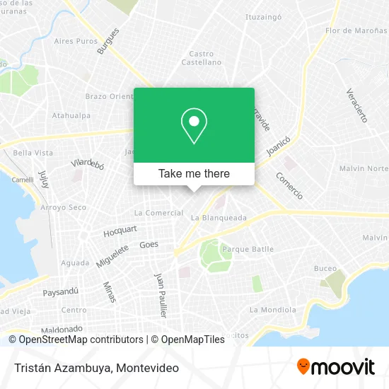 Tristán Azambuya map