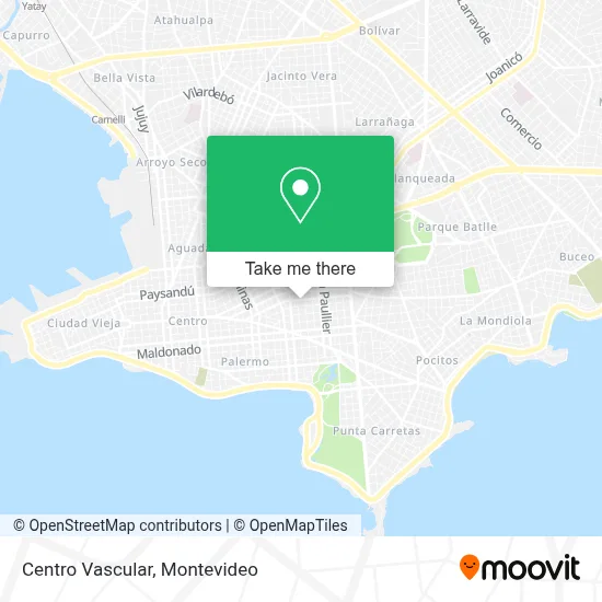 Centro Vascular map