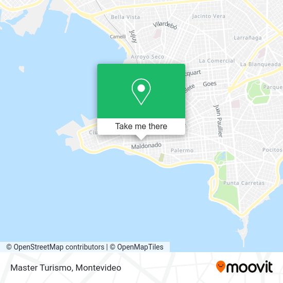 Mapa de Master Turismo