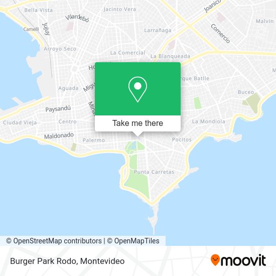 Mapa de Burger Park Rodo