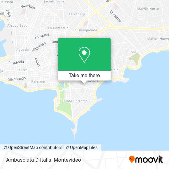 Ambasciata D Italia map