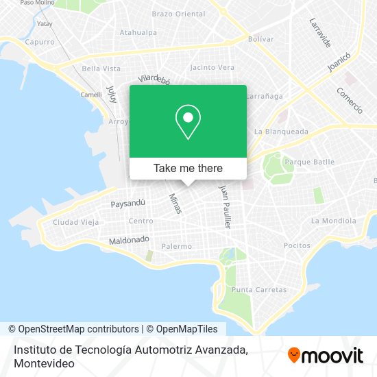 Mapa de Instituto de Tecnología Automotriz Avanzada