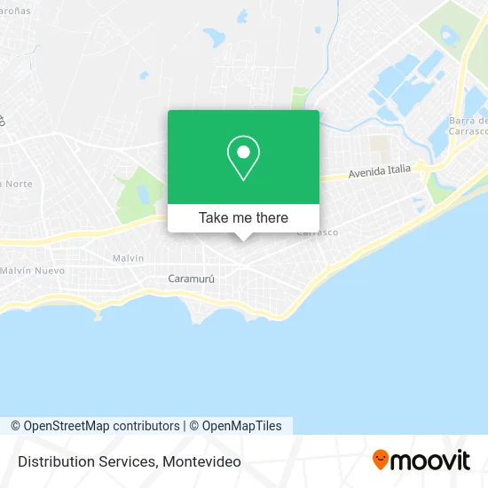 Distribution Services map