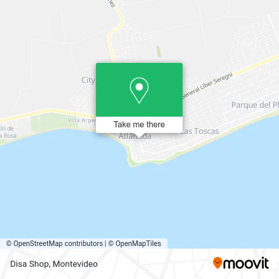 Disa Shop map