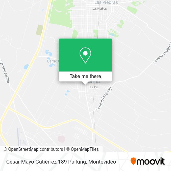 César Mayo Gutiérrez 189 Parking map