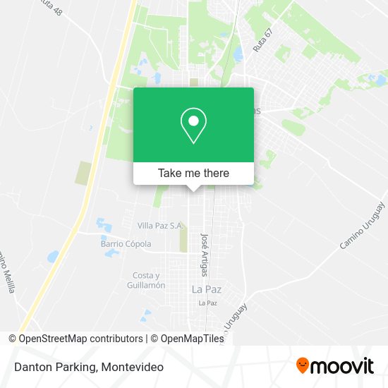 Danton Parking map