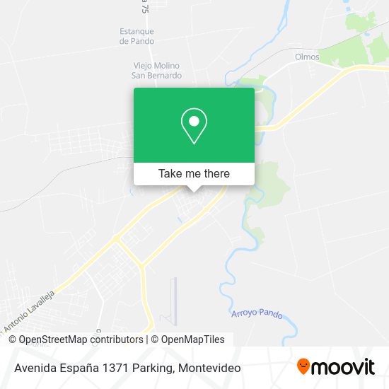 Avenida España 1371 Parking map