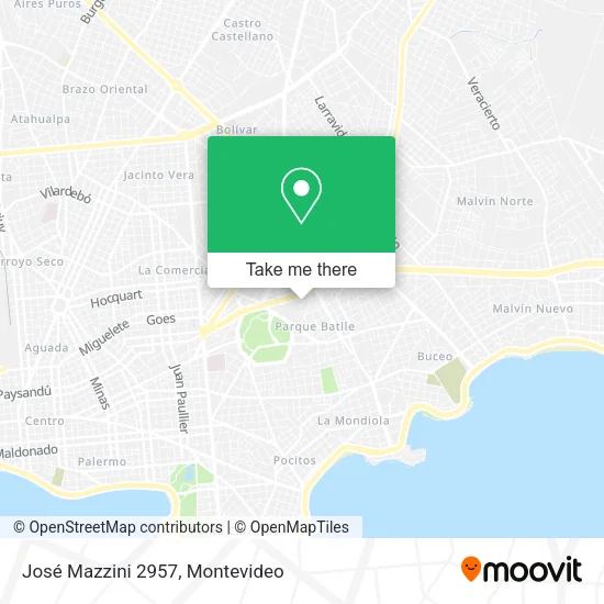 Mapa de José Mazzini 2957