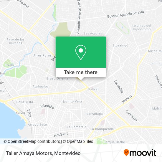 Taller Amaya Motors map