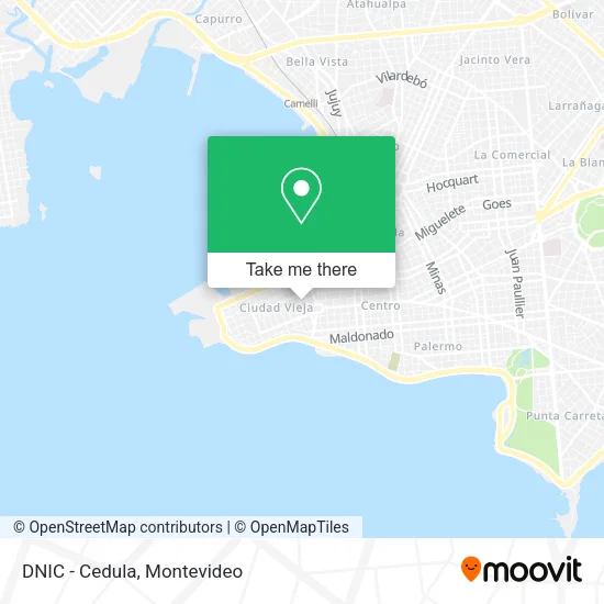DNIC - Cedula map