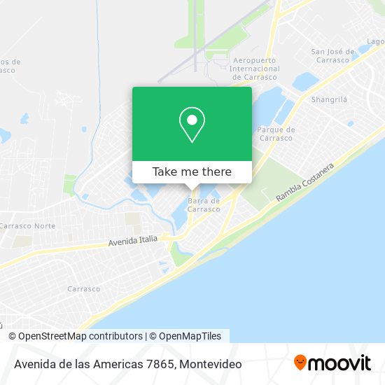 Mapa de Avenida de las Americas 7865