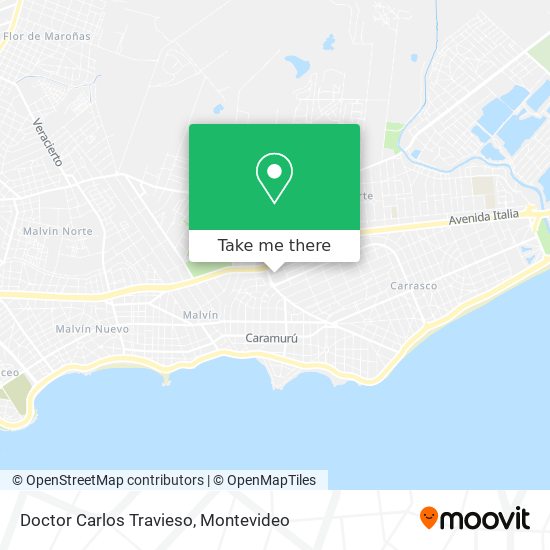 Doctor Carlos Travieso map