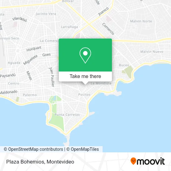 Mapa de Plaza Bohemios