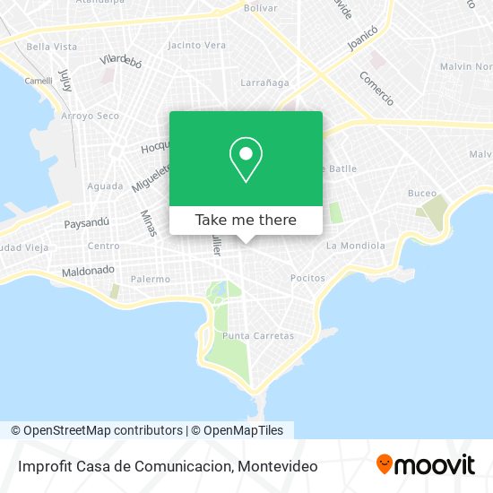 Improfit Casa de Comunicacion map