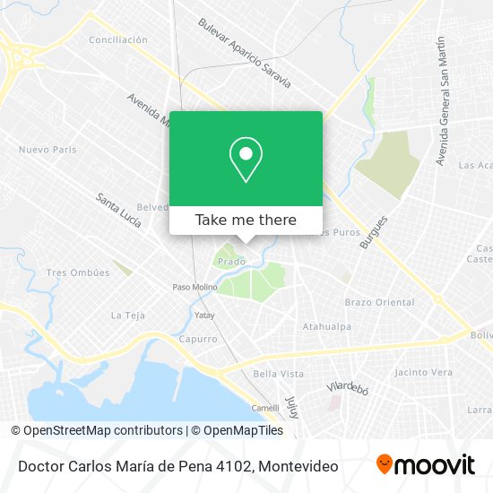 Doctor Carlos María de Pena 4102 map