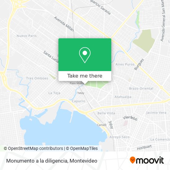 Monumento a la diligencia map