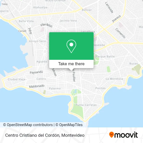 Centro Cristiano del Cordón map