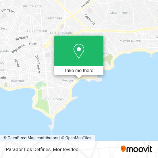 Mapa de Parador Los Delfines
