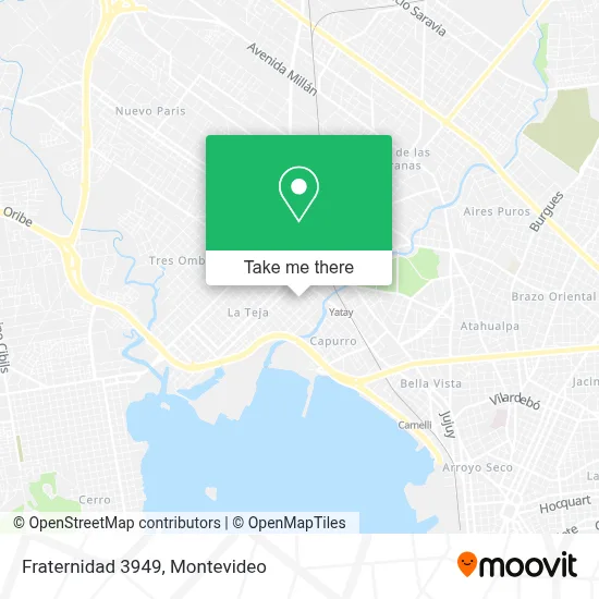 Fraternidad 3949 map
