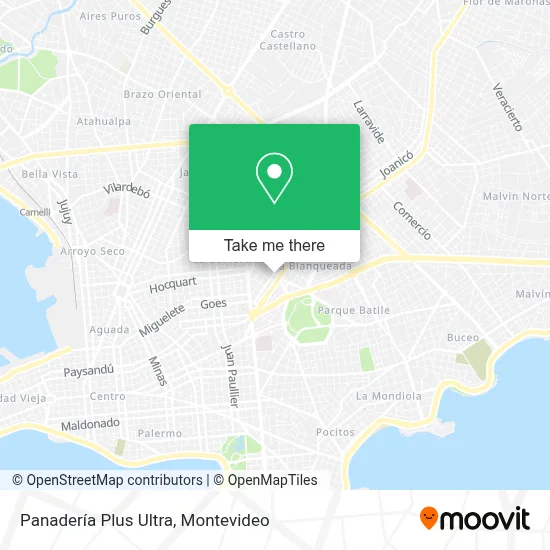 Panadería Plus Ultra map