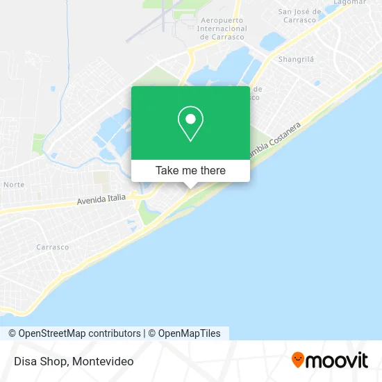 Disa Shop map