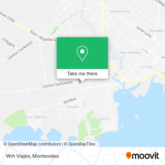 Wrh Viajes map