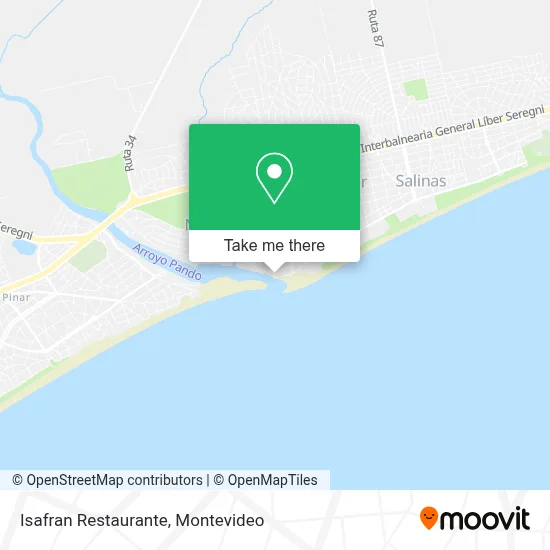 Isafran Restaurante map