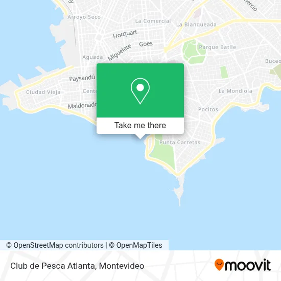 Club de Pesca Atlanta map