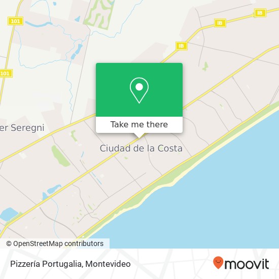 Pizzería Portugalia map