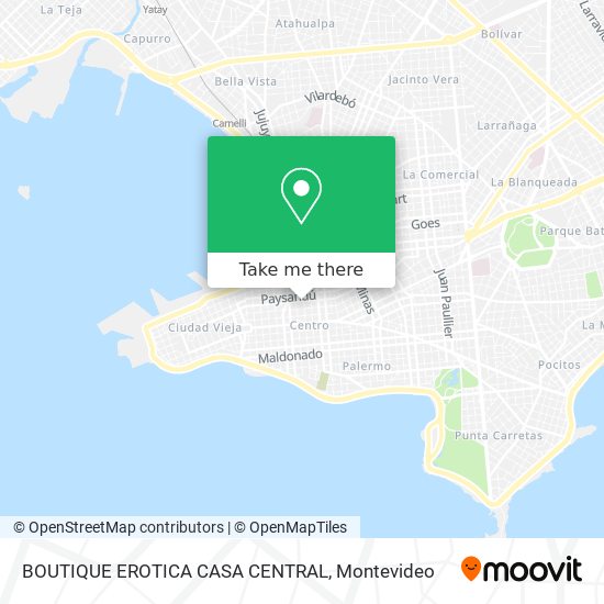 Mapa de BOUTIQUE EROTICA CASA CENTRAL