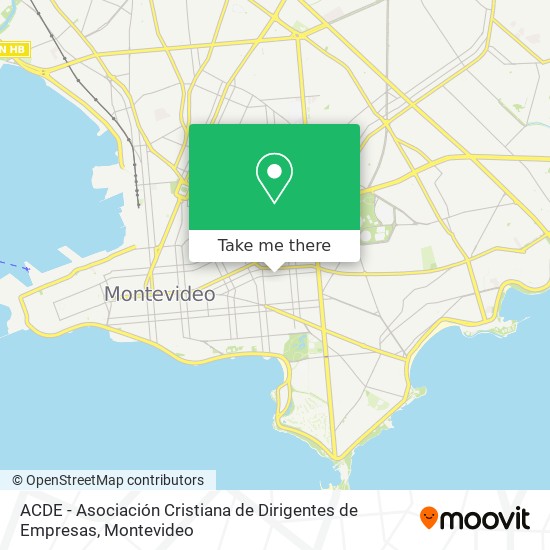 ACDE - Asociación Cristiana de Dirigentes de Empresas map