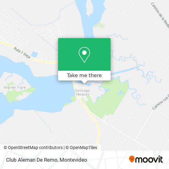 Mapa de Club Aleman De Remo