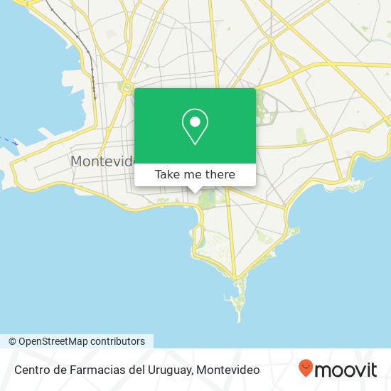 Centro de Farmacias del Uruguay map